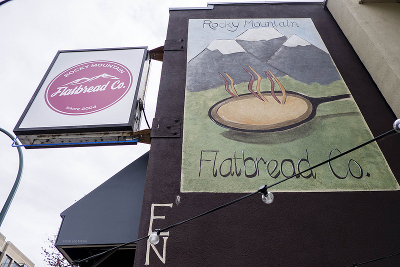 Outside Rocky Mountain Flatbread Co.