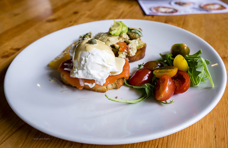 Sampler Platter with Eggs Benedict