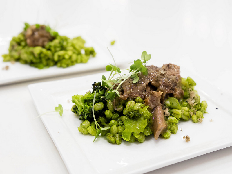 Beef, Blue Barley, and Black Truffle