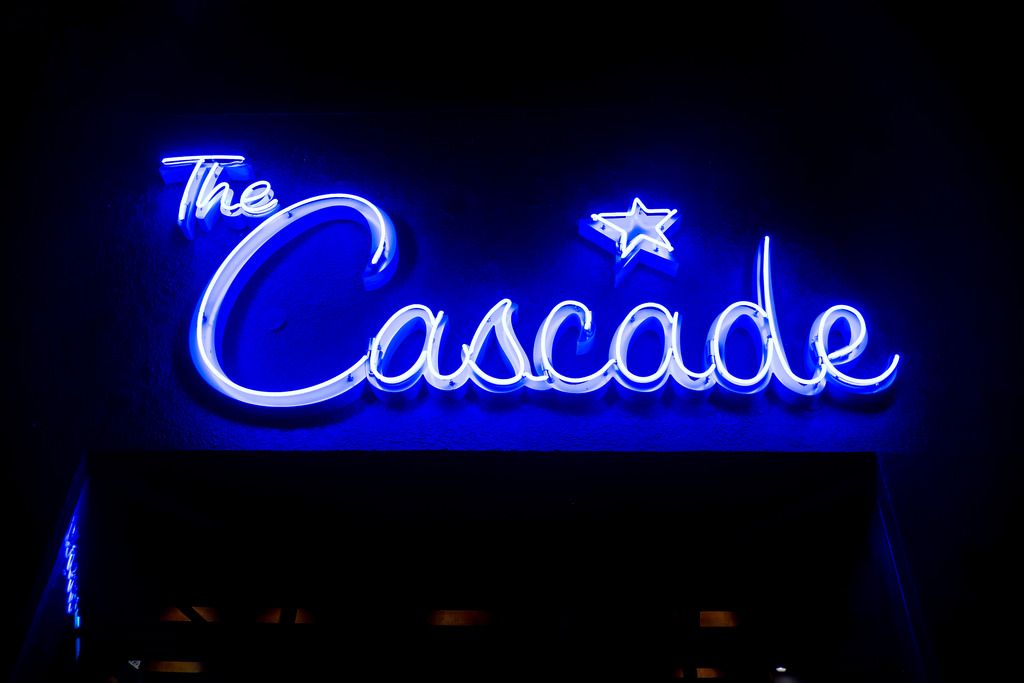 Outside The Cascade Room in Vancouver