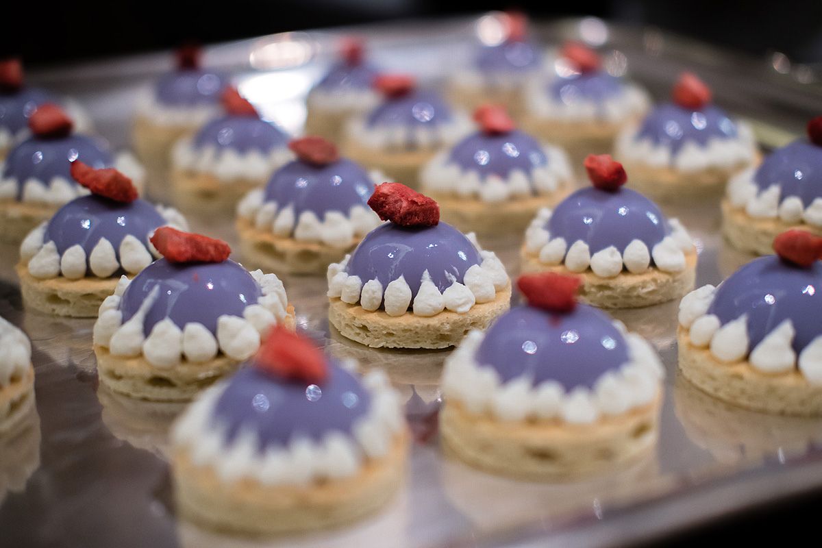 pastry creation by Chef Pâtissier Nicolas Botomisy