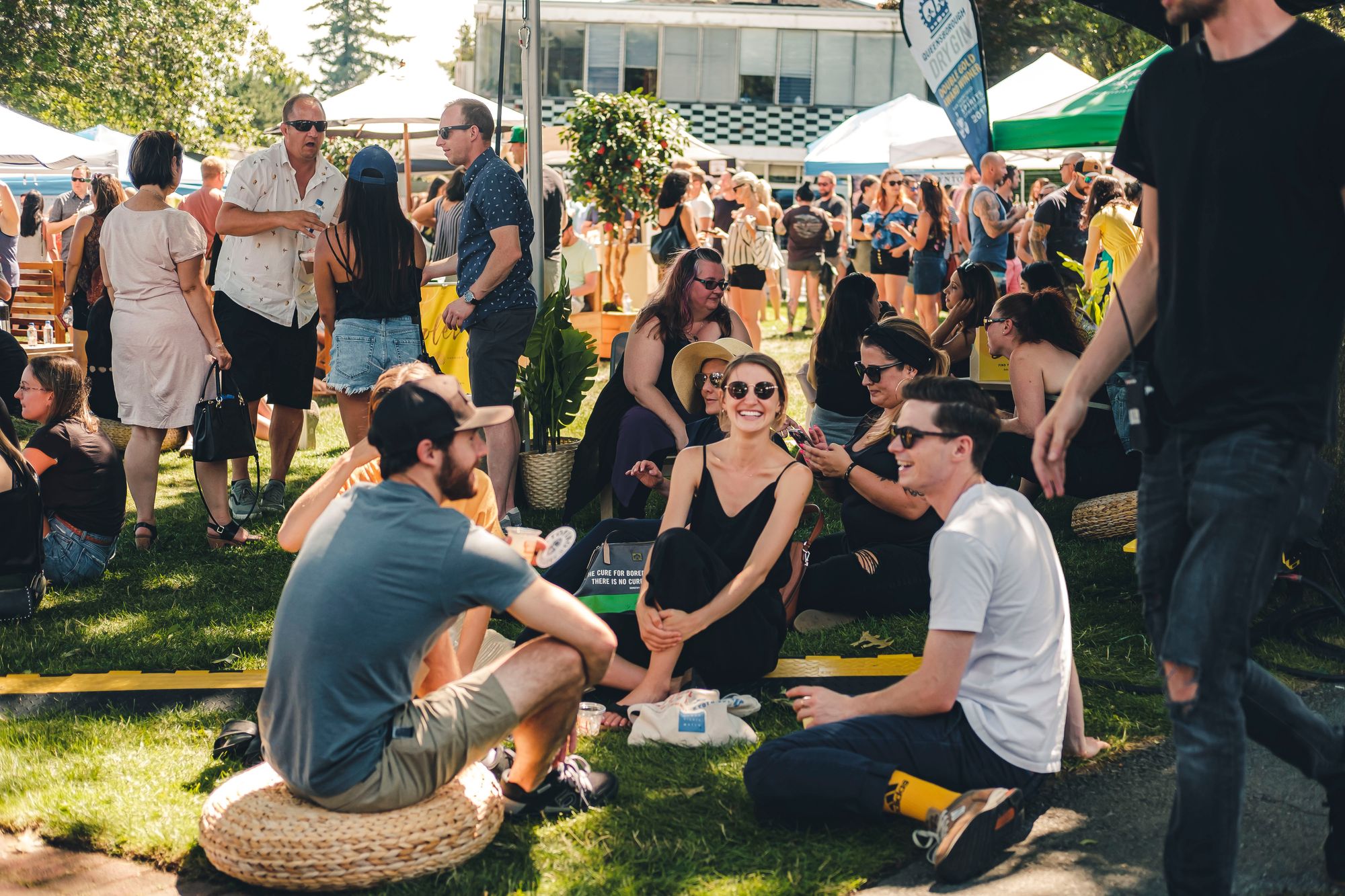 Lounging at Punch Bowl Festival