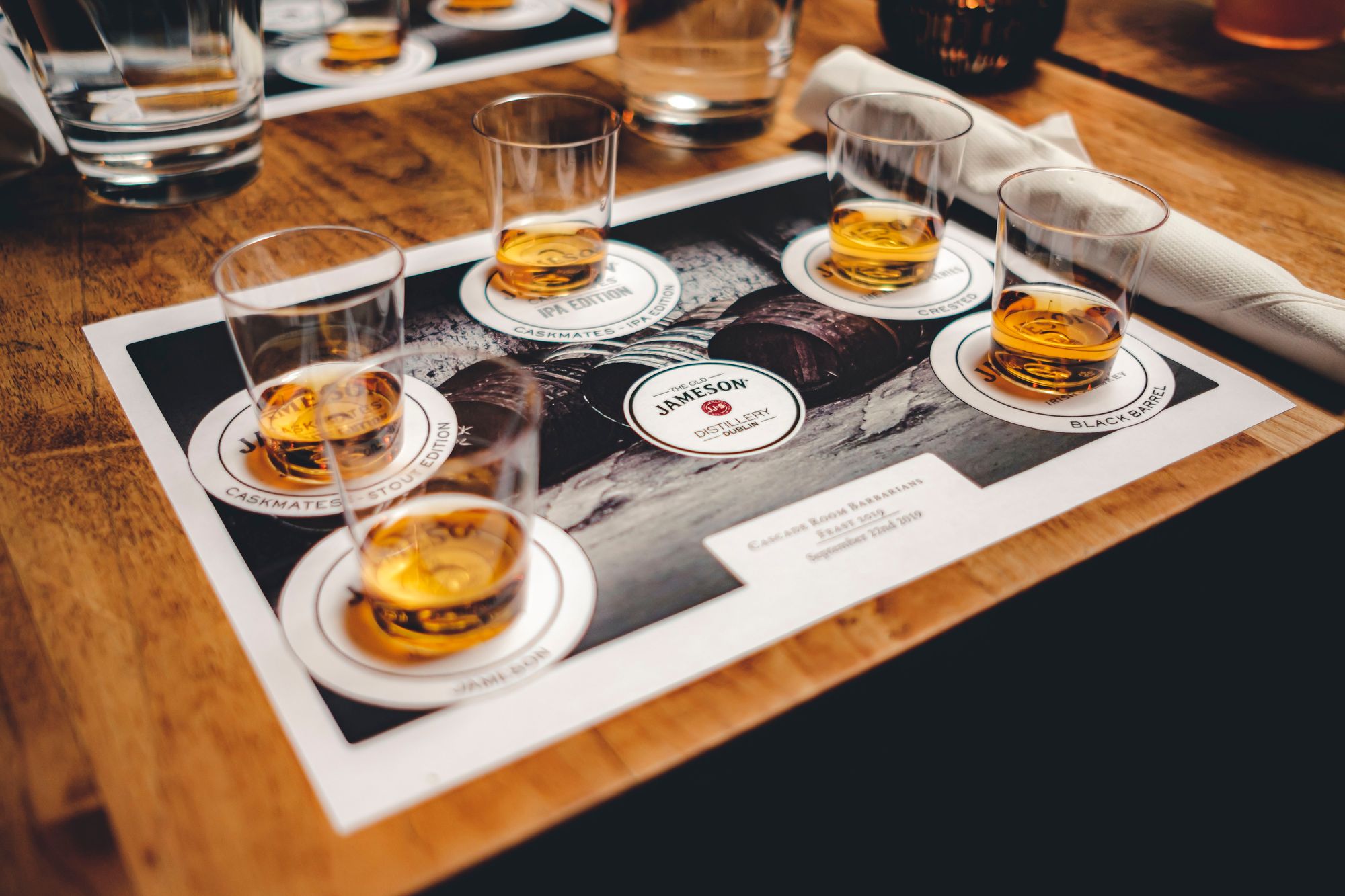 Jameson Tasting Flight