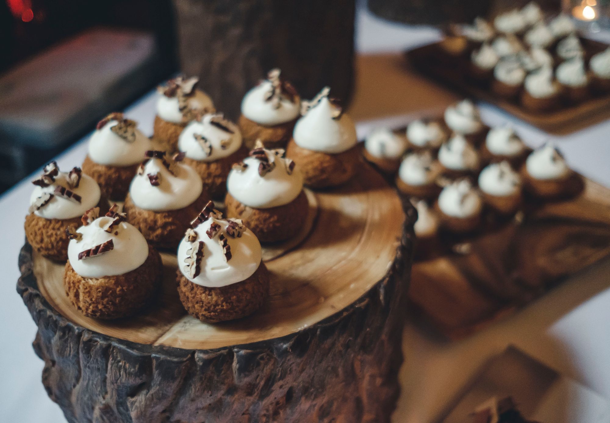 BETA5 Vanilla Pecan Cream Puffs