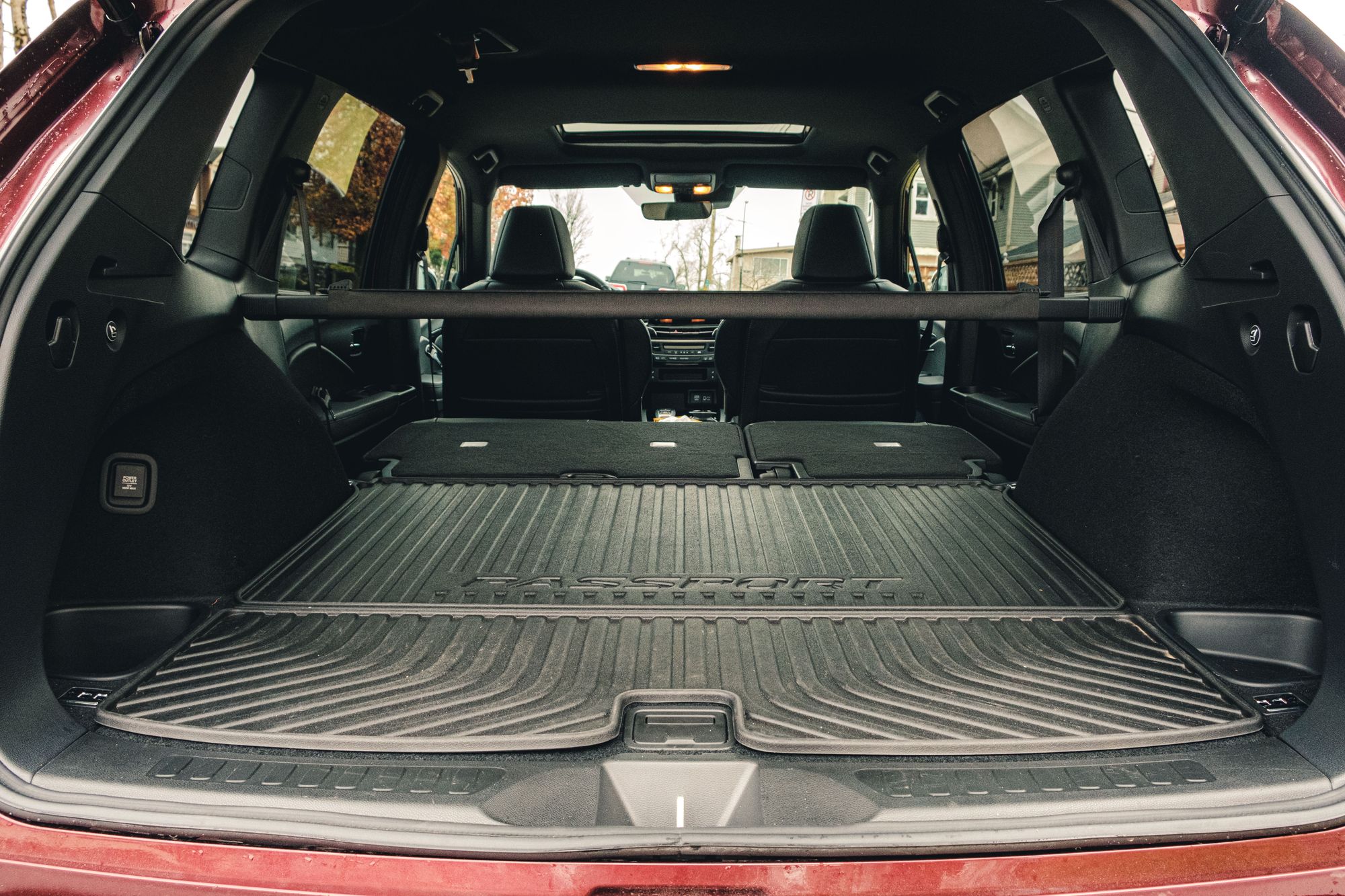 Honda Passport Trunk w/ Folded Down Seats