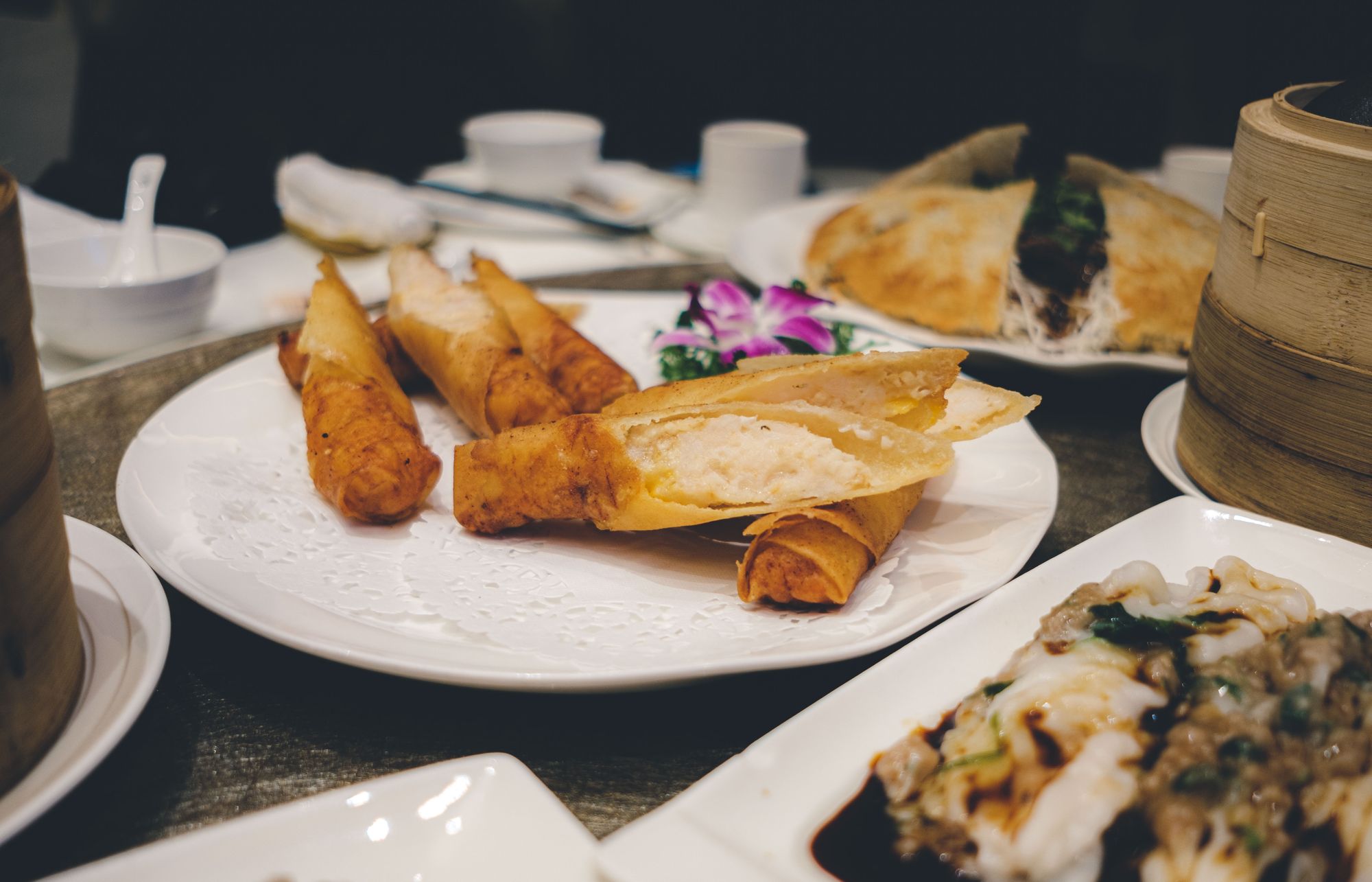 Deep Fried Shrimp and Cheese Spring Rolls