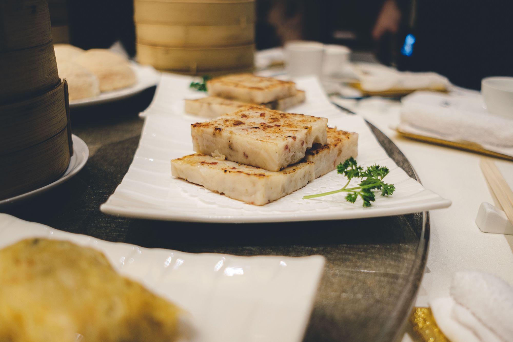 Pan Fried Turnip Cakes