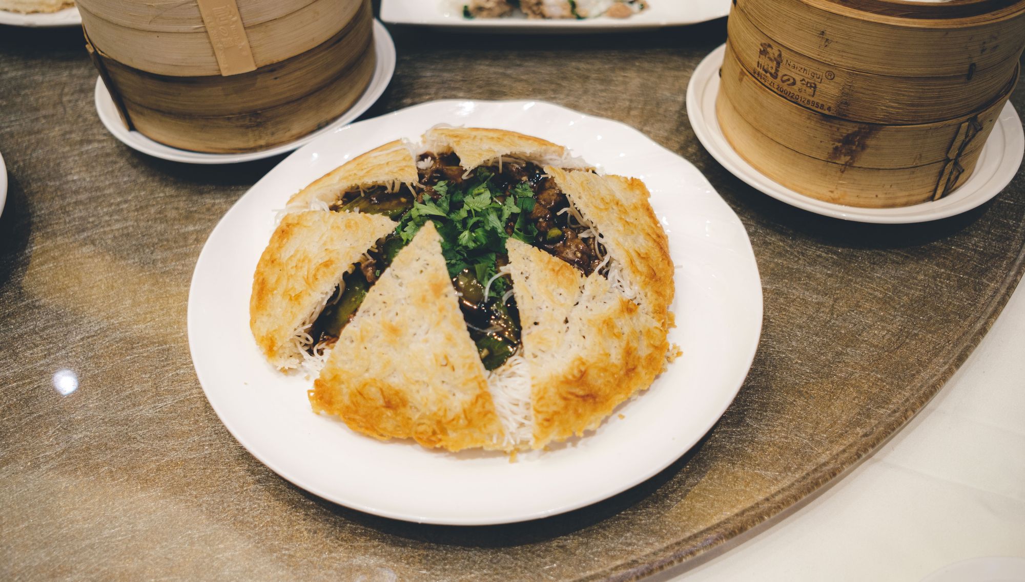 Pan Fried Vermicelli with Beef and Bitter Melon with Black Bean Sauce