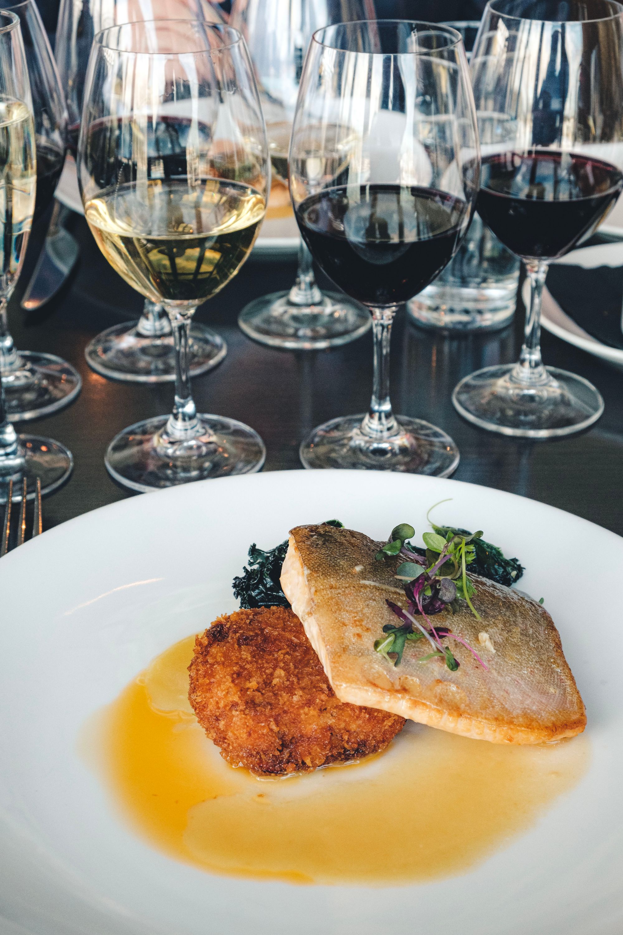 Seared Arctic Char with Wine Pairings