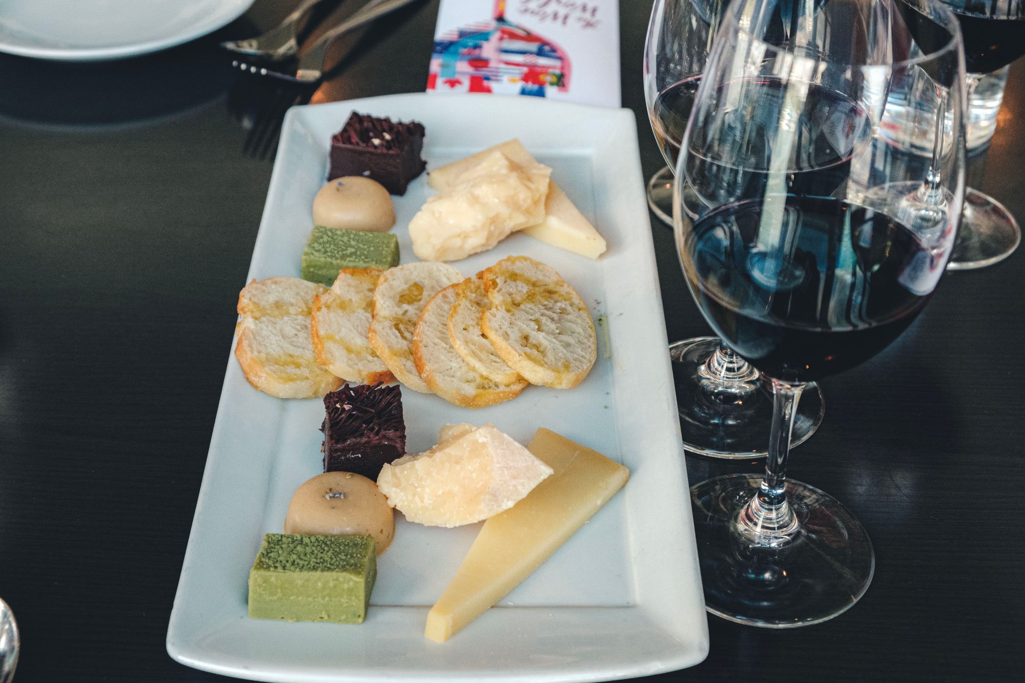 Cheese and Chocolate Platter with Wine Pairings