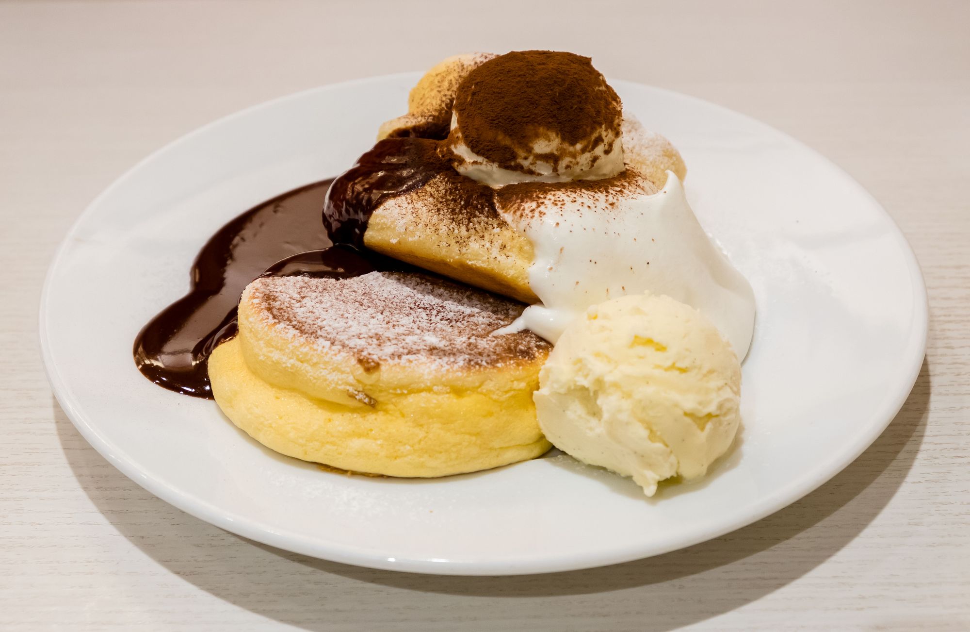 Tiramisu Soufflé Pancake from A Happy Pancake