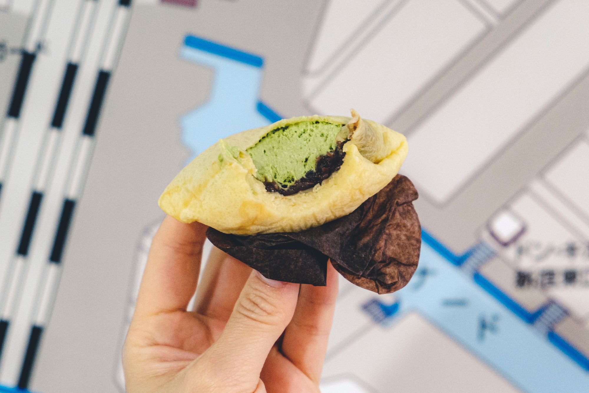 Matcha Crepe from Korot Crepe