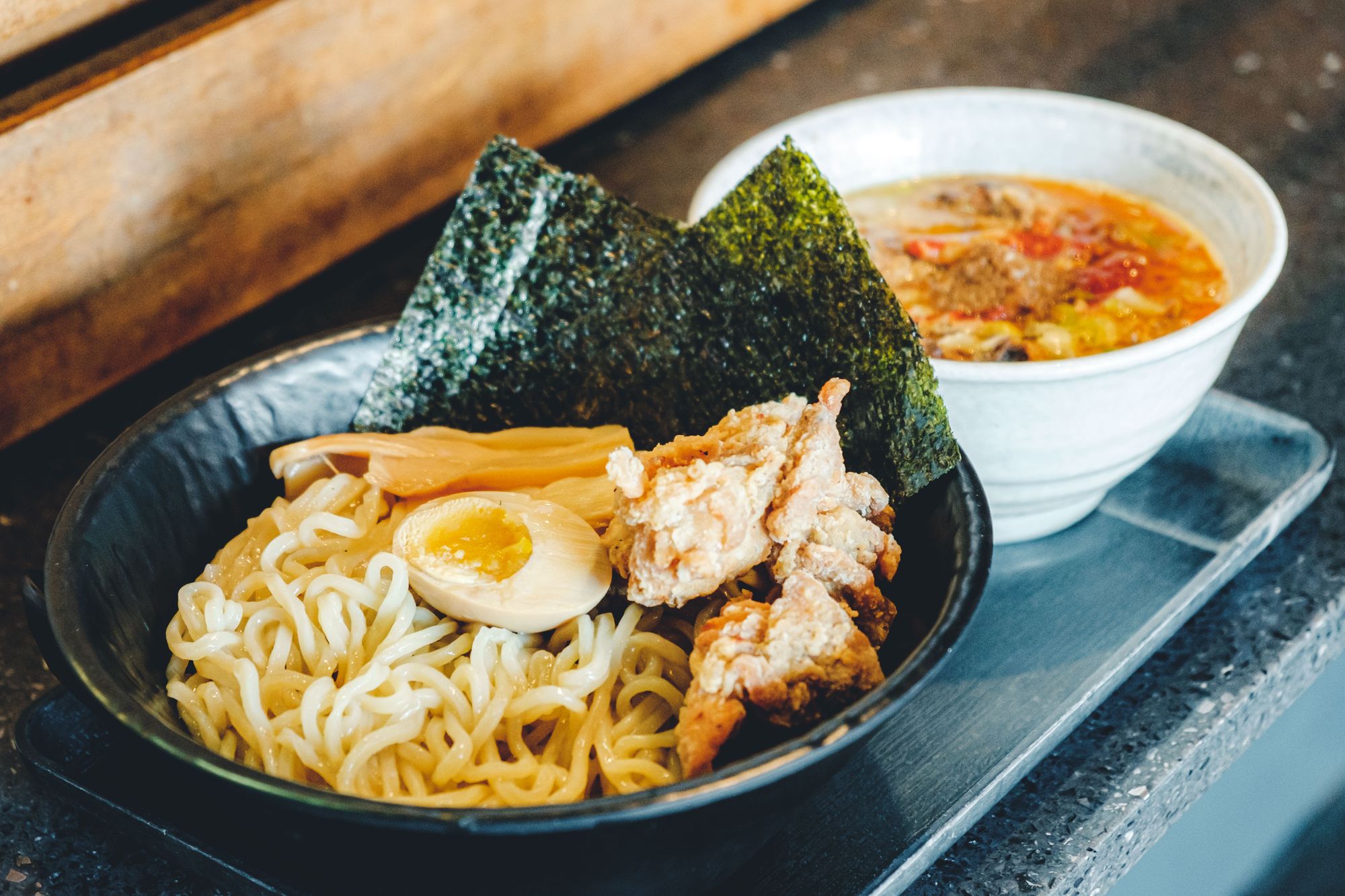 Fried Chicken Tsukemen