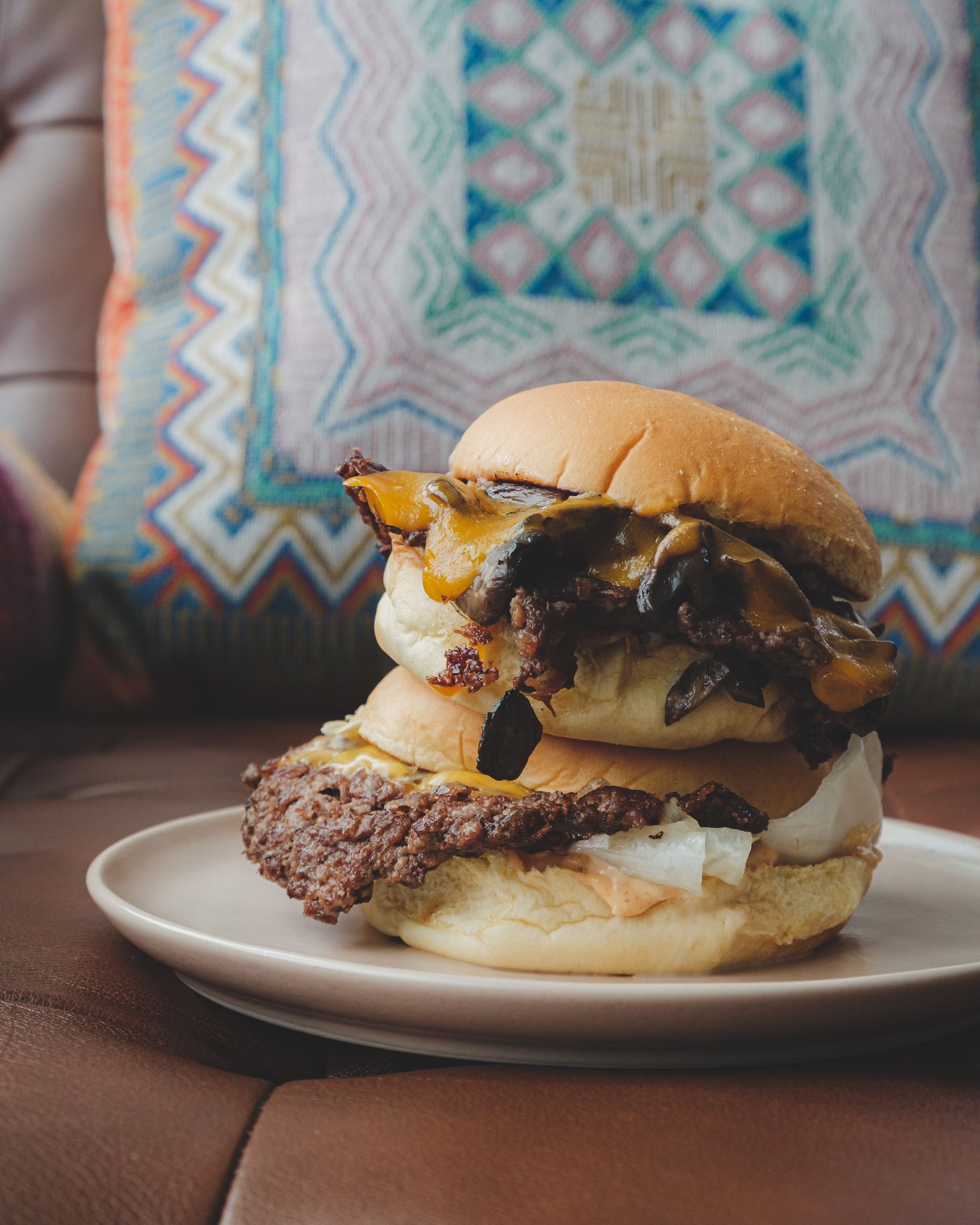 Smash Burger Grilled Cheese - Martin's Famous Potato Rolls and Bread