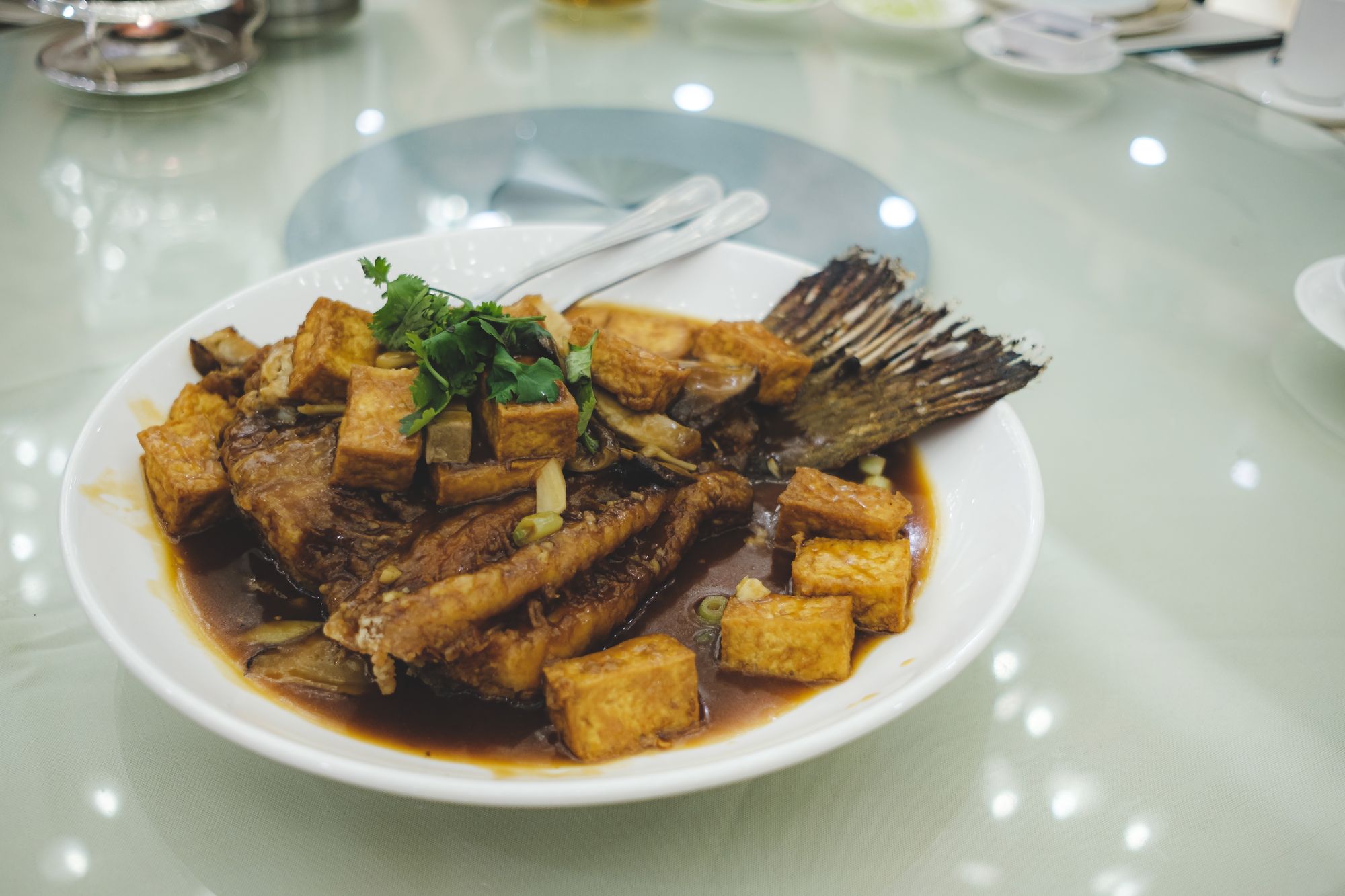 Ling Cod Tail in Hot Pot