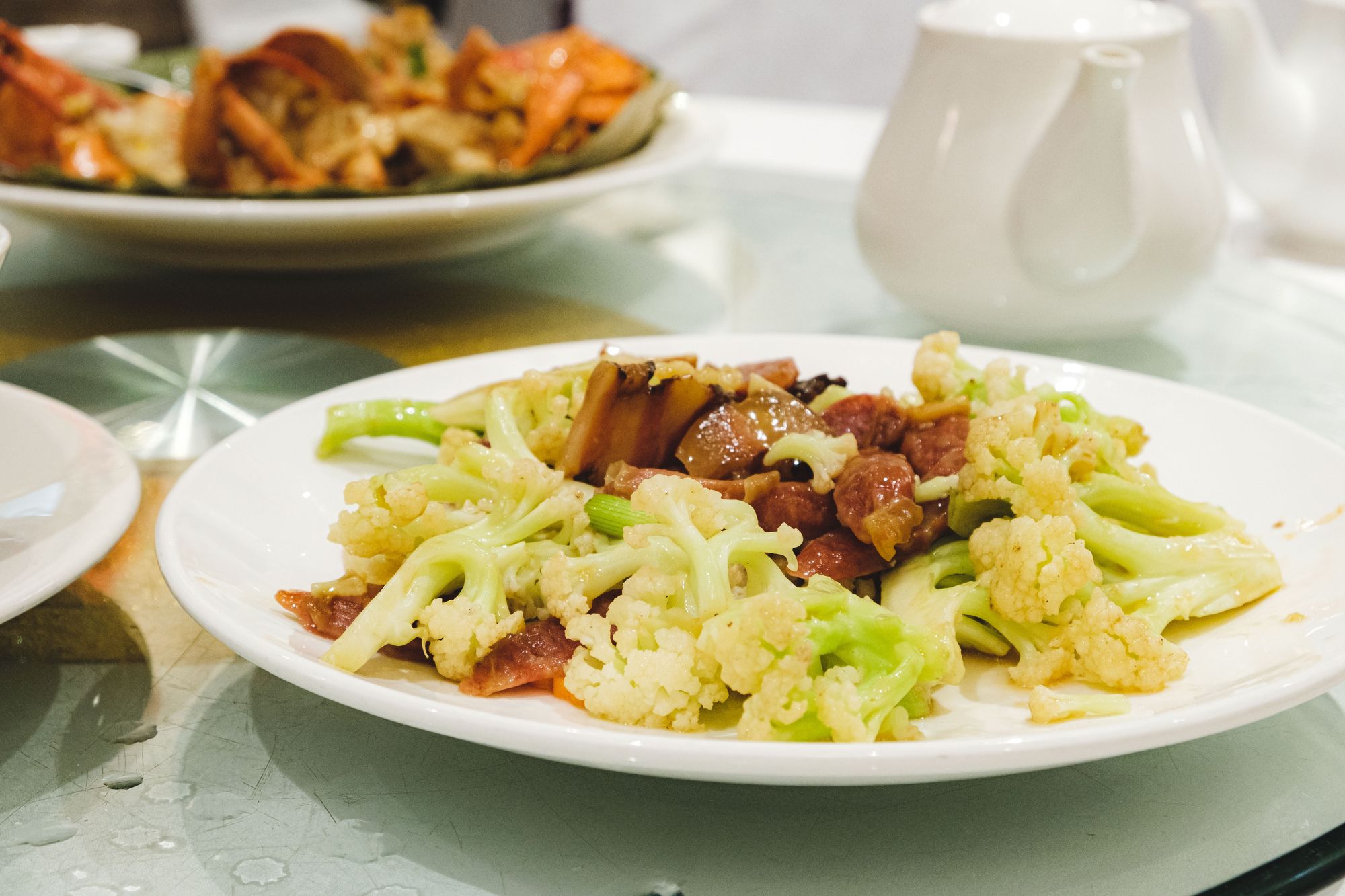 Fried Cauliflower with Preserved Pork