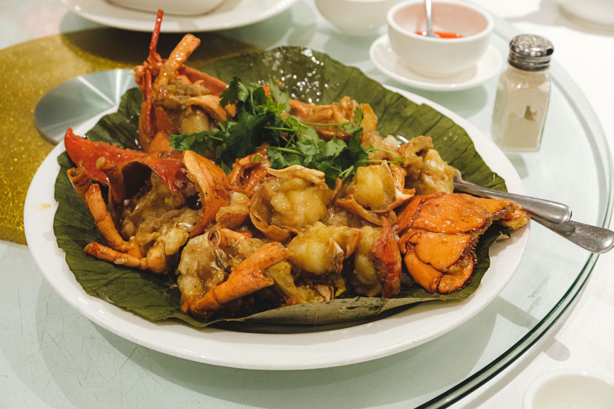 Baked Lobster with Glutinous Rice