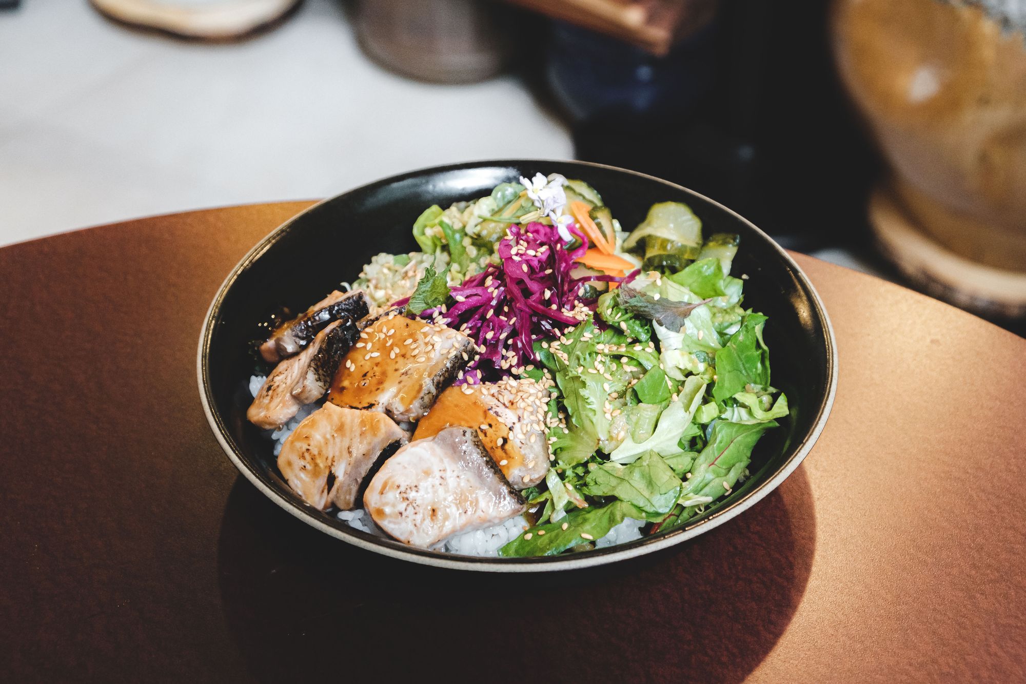 Aiyaohno Cafe – Teriyaki King Salmon Bowl