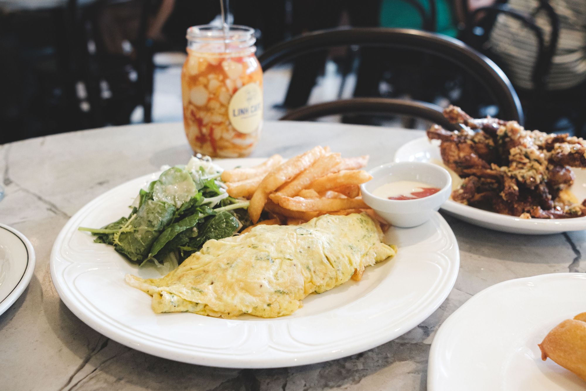 Linh Cafe - Ham and Cheese Omelette