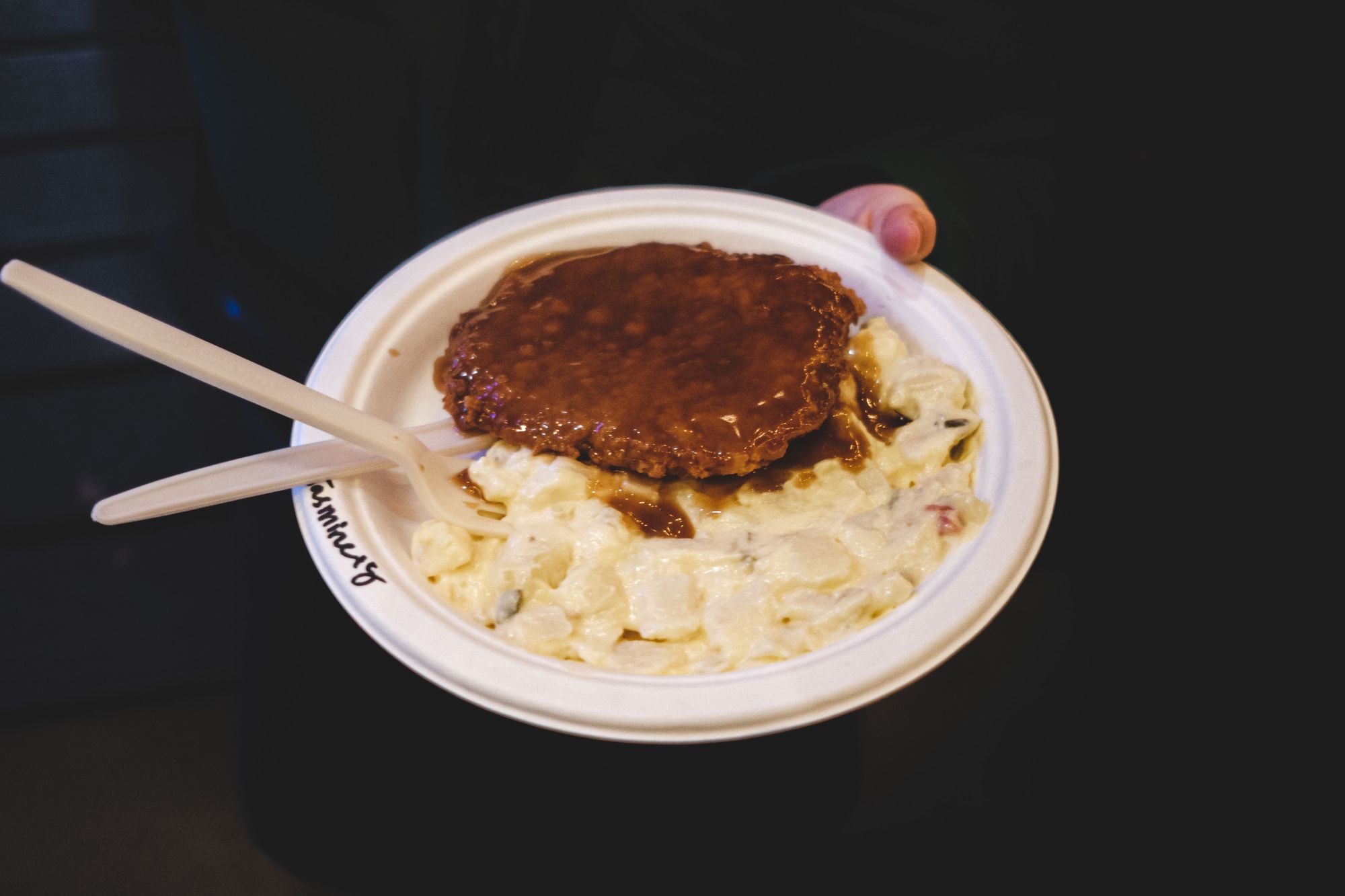 Vancouver Christmas Market – German Schnitzel