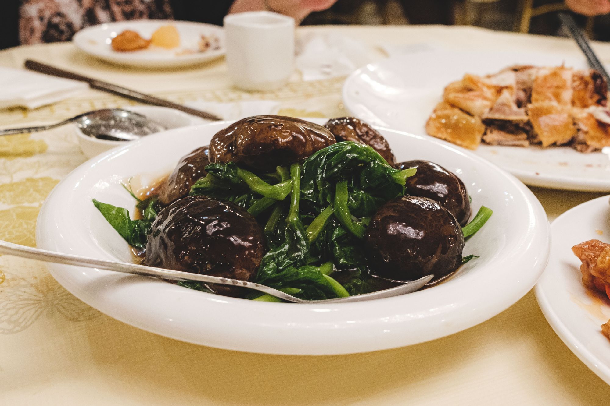 Golden Paramount Seafood Restaurant – Pea Tip with Mushroom