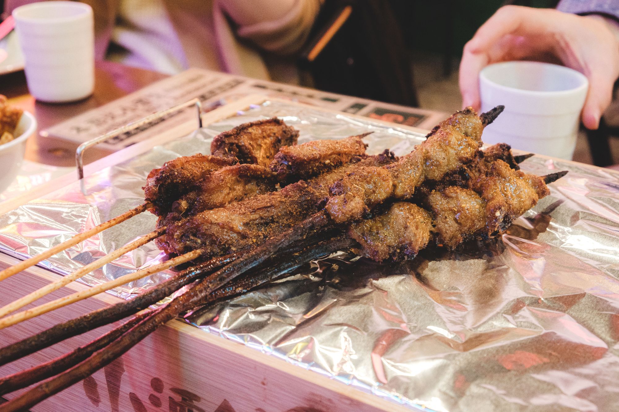 Northern BBQ Skewers – Extra Big Lamb Skewers in Front