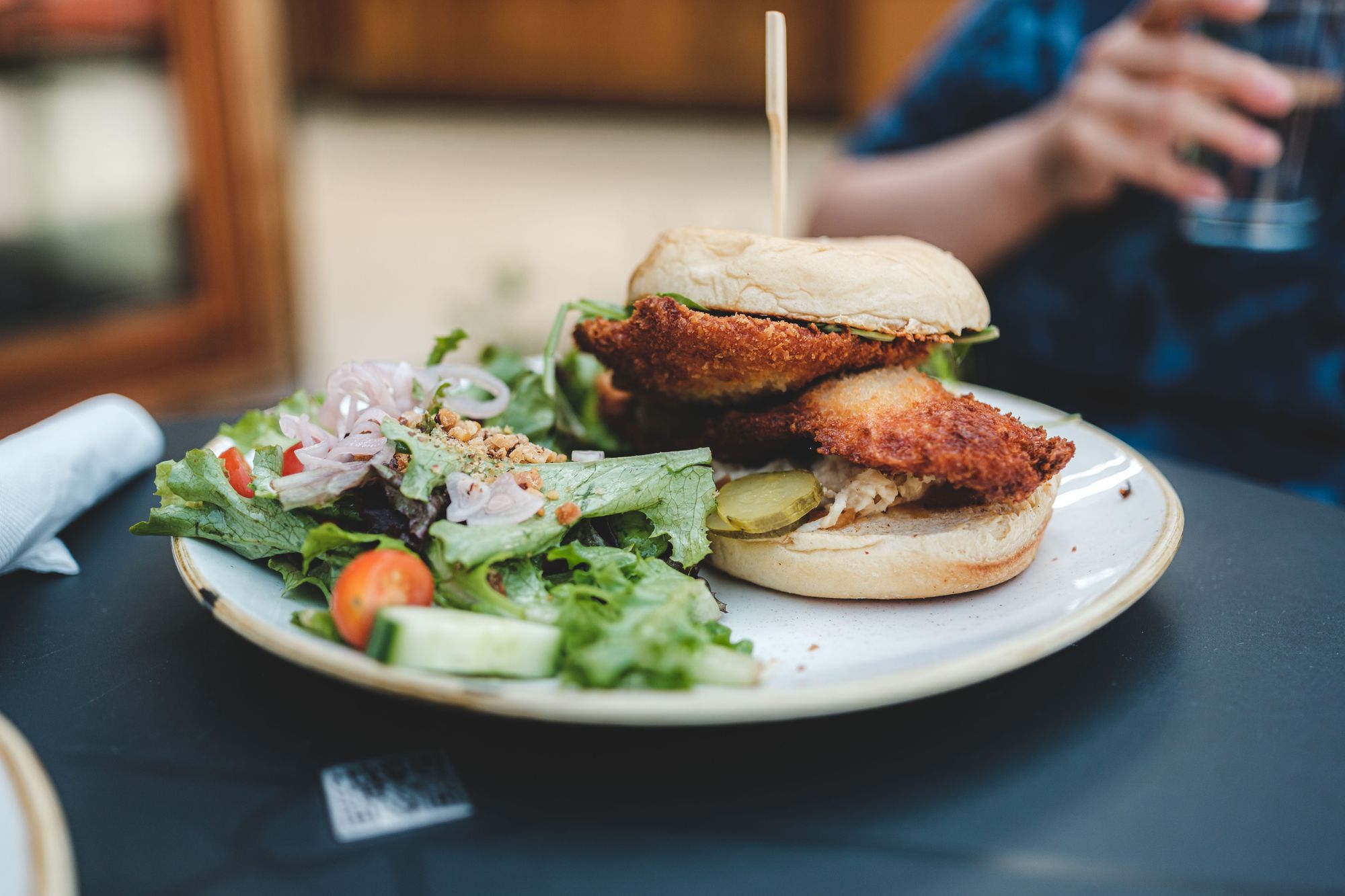 Isetta Cafe Bistro West Vancouver Pork Schnitzel Sando