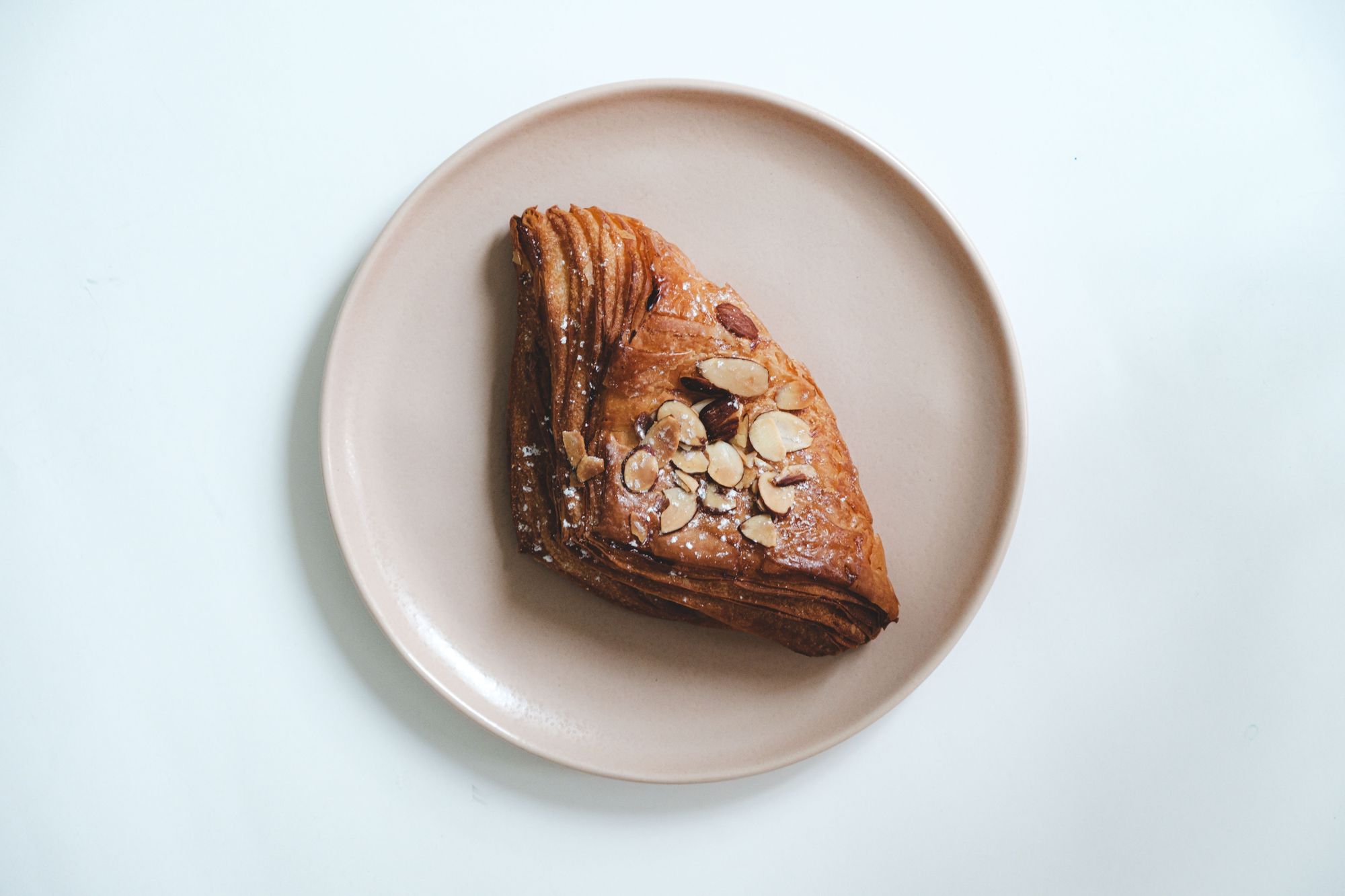 Le Marché St. George Almond Croissant ($4.50) - Overhead