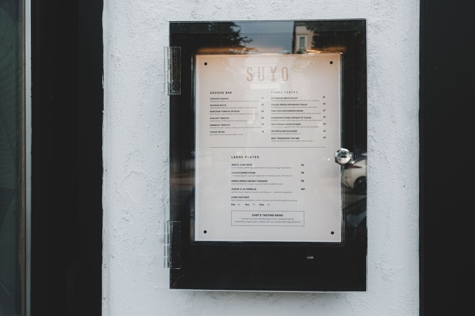 Suyo Menu