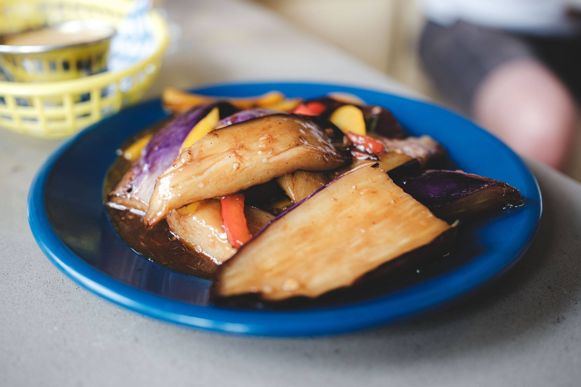 Potluck Hawker Eatery in Vancouver – Wok-Fried Eggplant