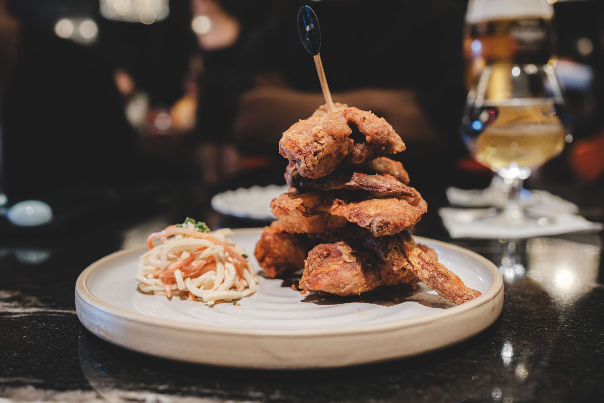 Jess' Restaurant Vancouver – Deep Fried Chicken Wing Tower