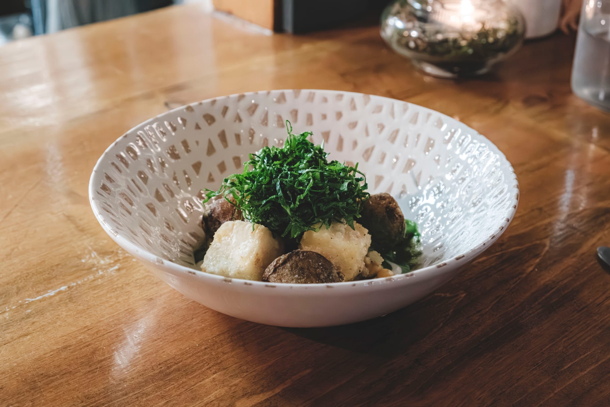 Folke in Vancouver – Chickpea Tofu