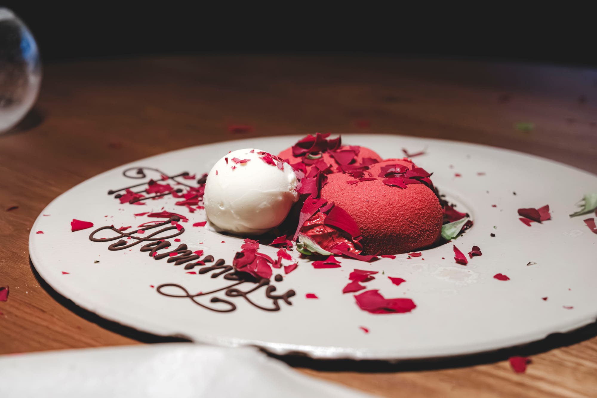 Moss Restaurant – Heart-Shaped Mousse