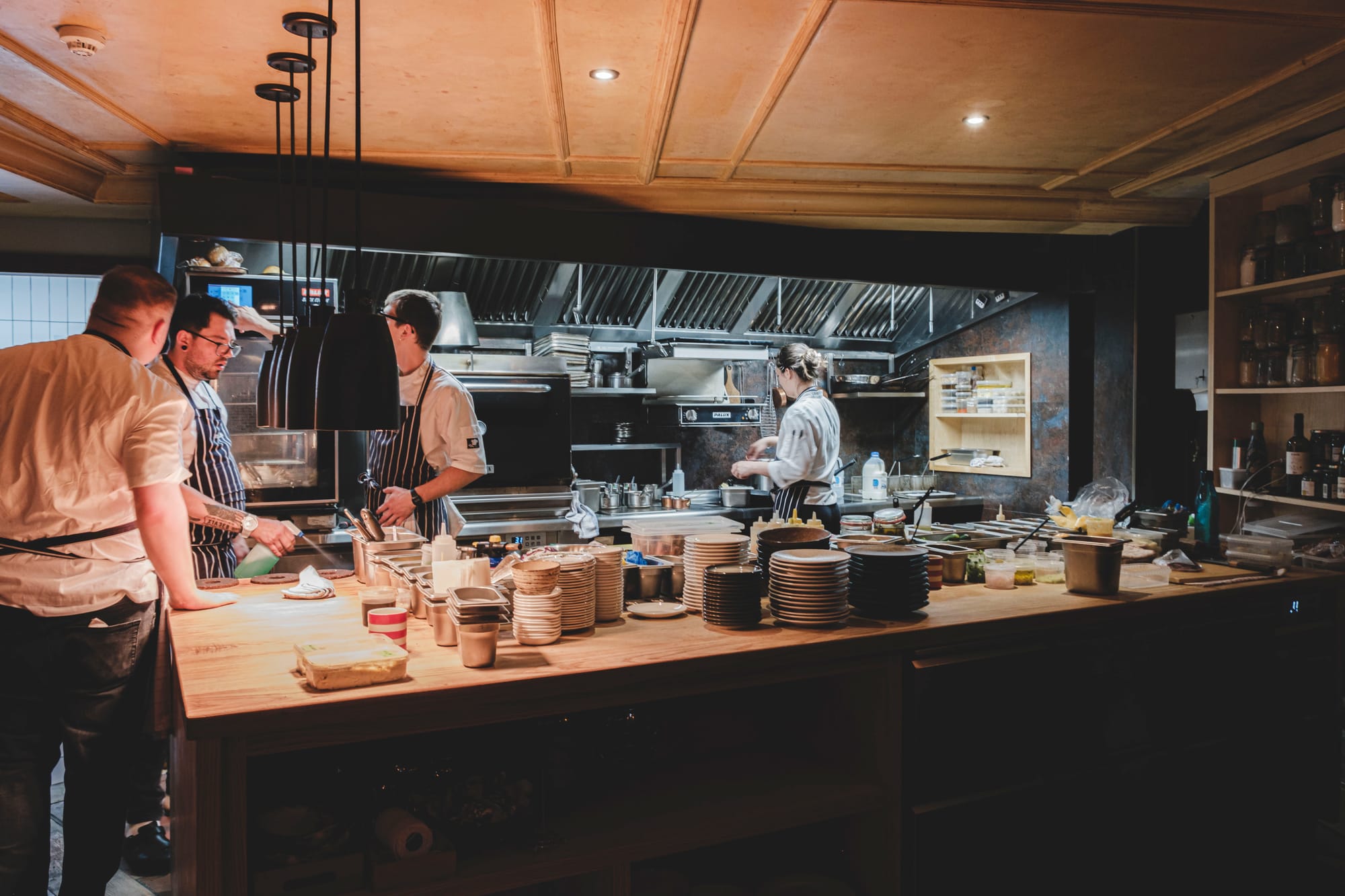 Inside Spitalfields Dublin – Kitchen View